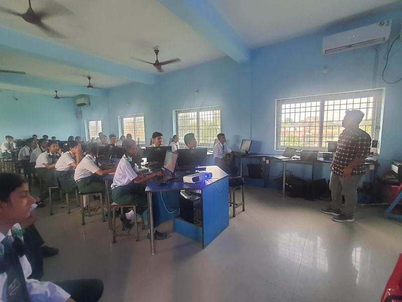 Day 2: Sharing Opportunities in Computer Science at Arniko School, Biratnagar