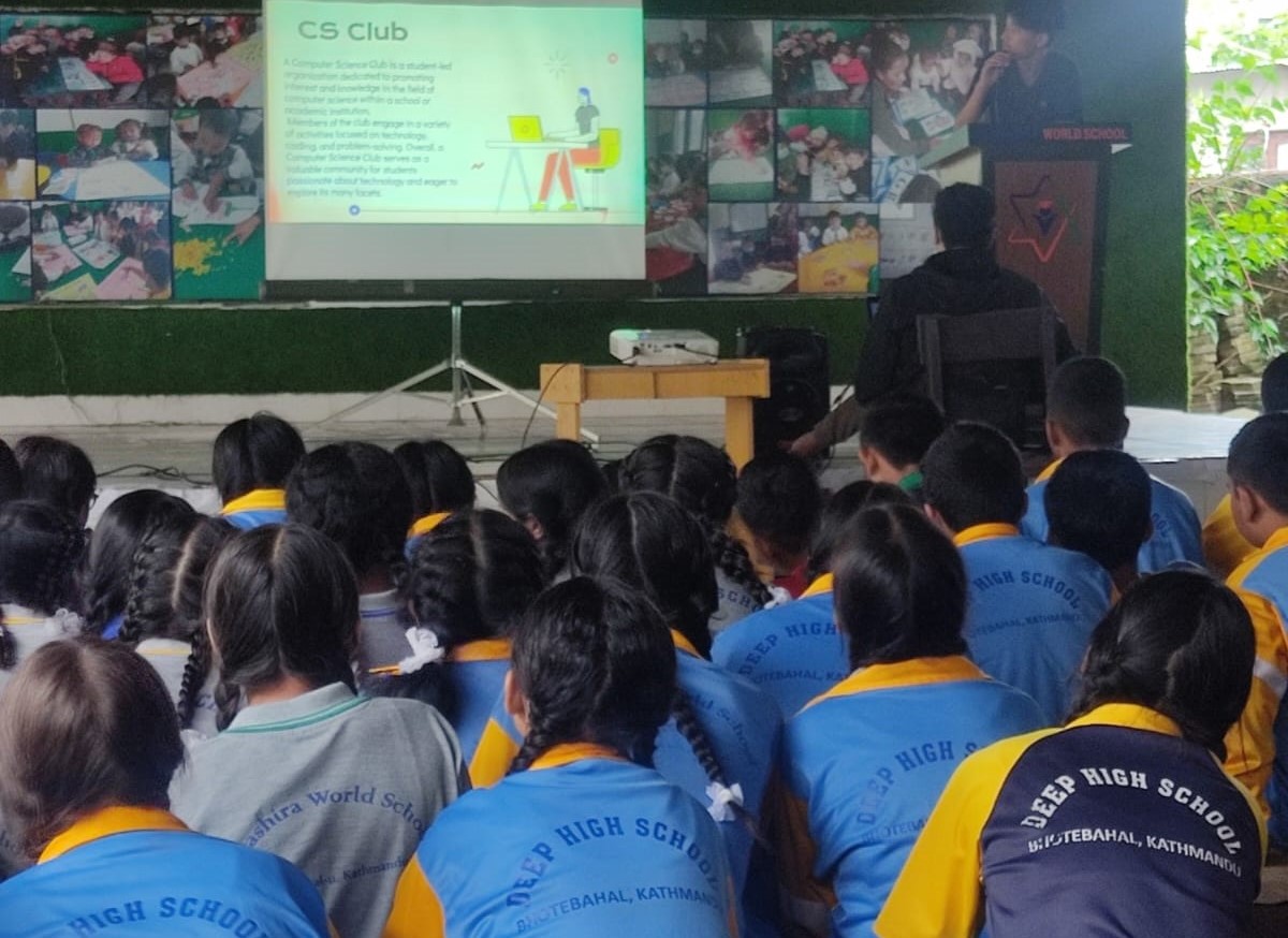 Computer Science Seminar at Deep Boarding High School, Kathmandu