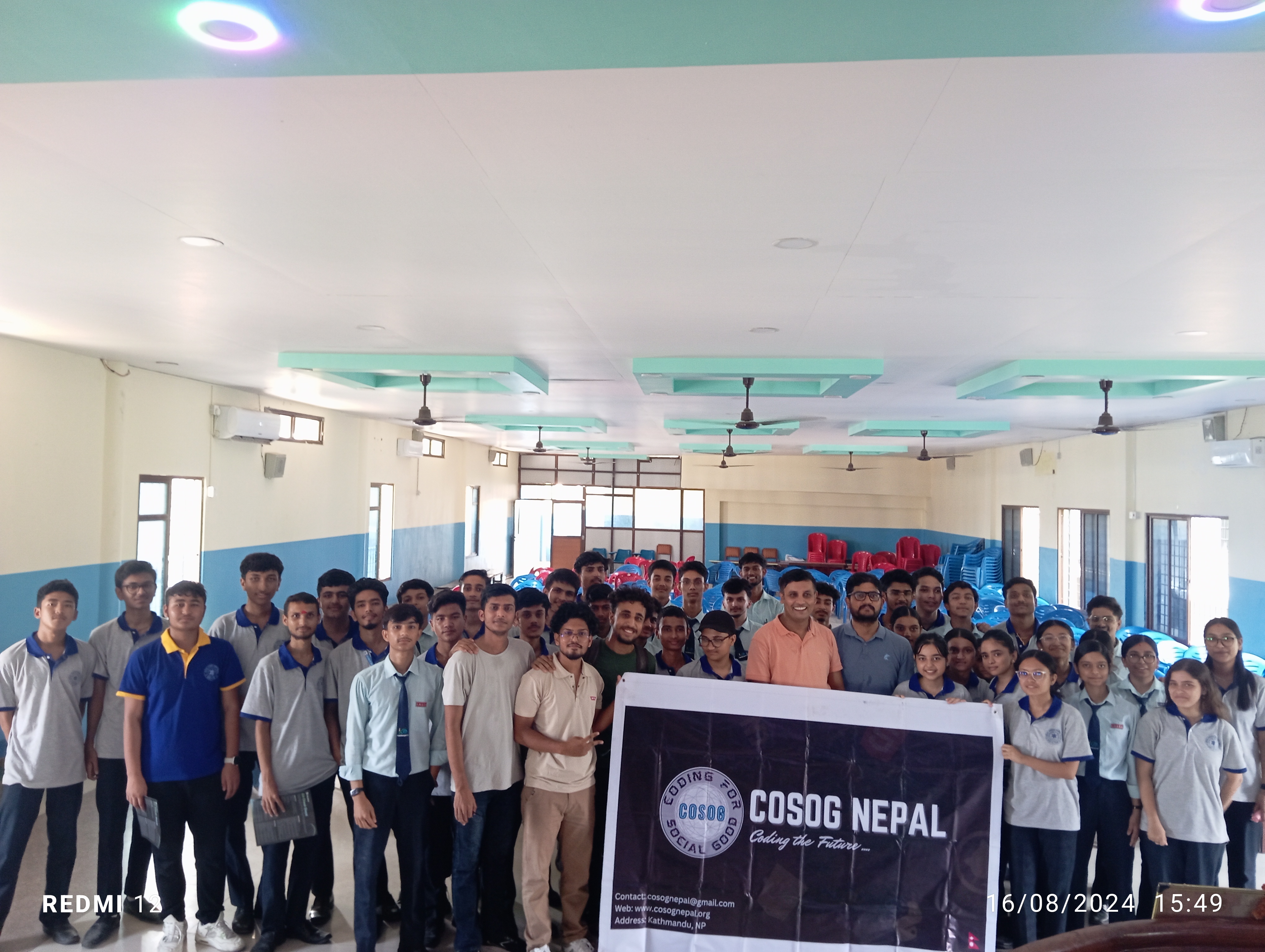 Git, GitHub and GitHub Education session at Kalika Manavgyan School, Butwal