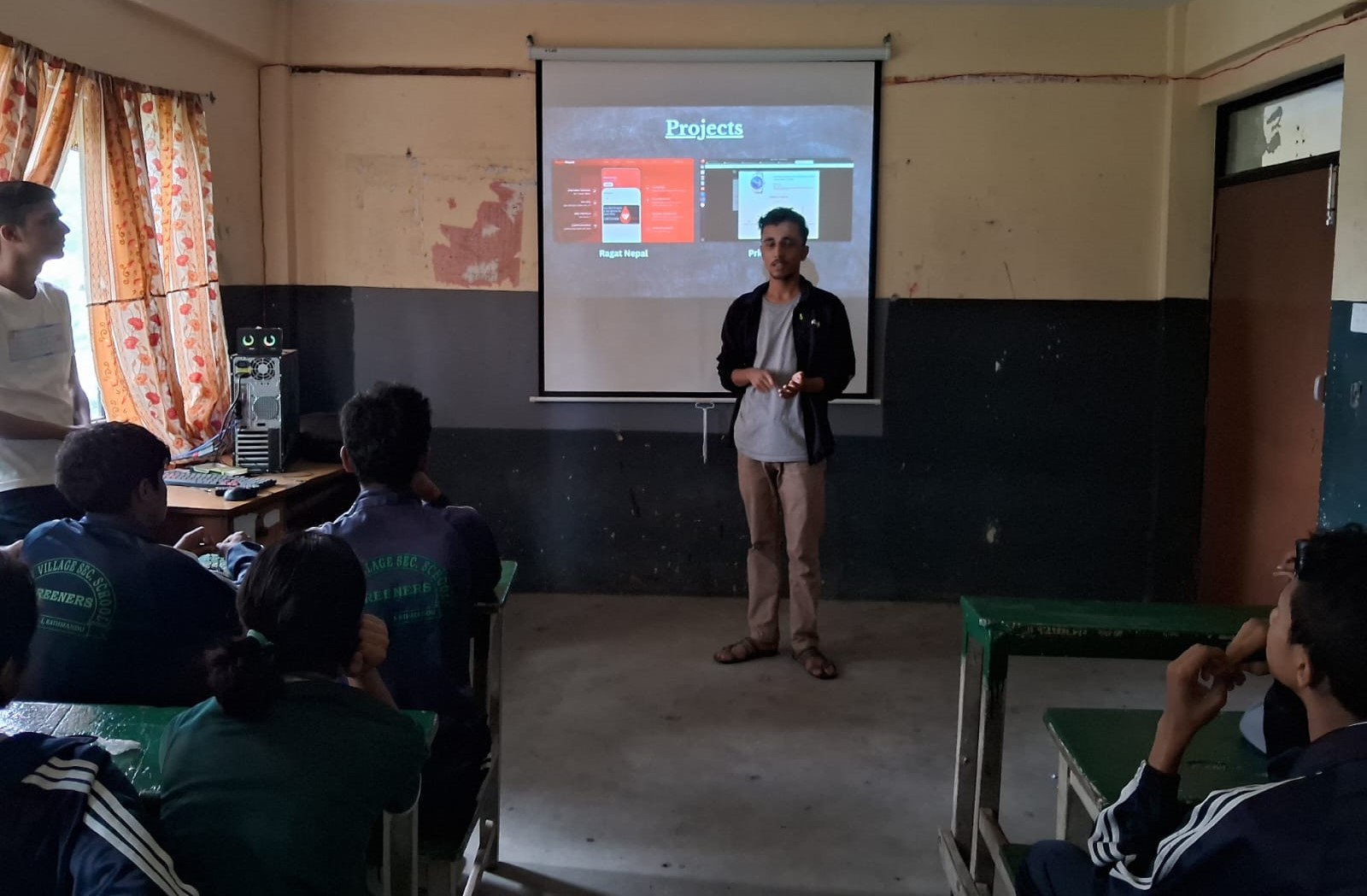 Presentation at Green Village English Boarding Secondary School