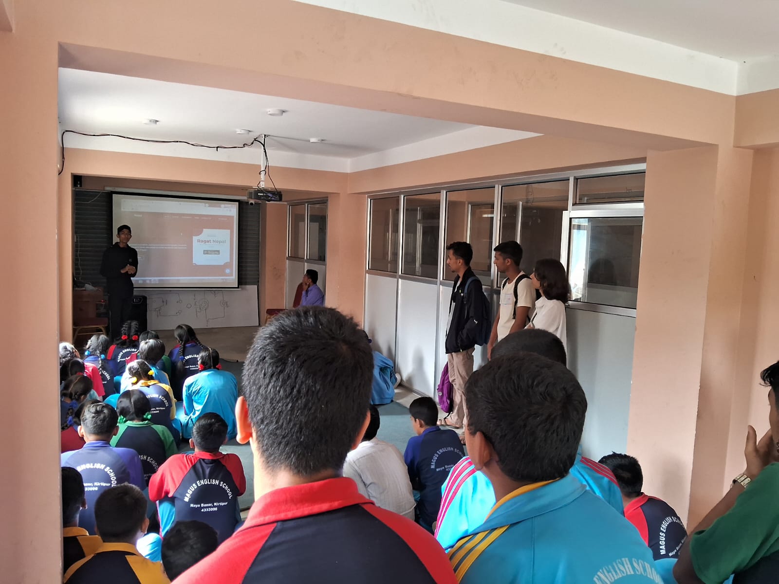 Talk on Computer Science Opportunities in Nepal at Magus Secondary School, Kirtipur