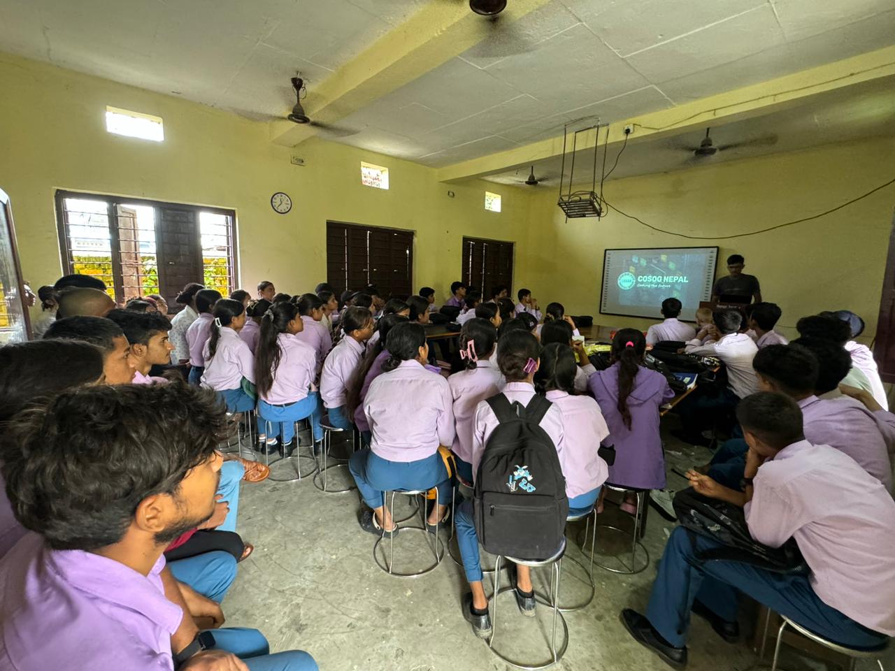 Sharing Opportunities in Computer Science at Shree Mahendra Secondary School