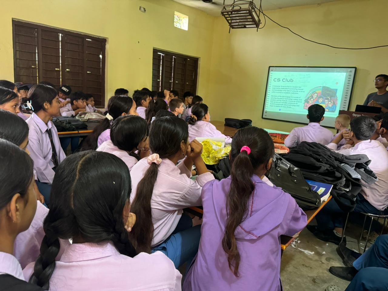 Sharing Opportunities in Computer Science at Shree Mahendra Secondary School