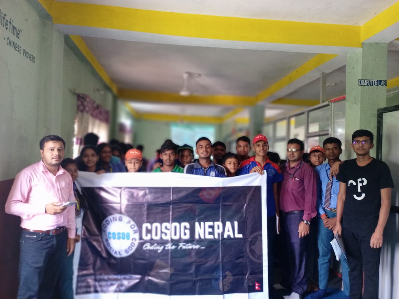 CoSoG Nepal at Skylark Secondary English Boarding School, Kapilvastu